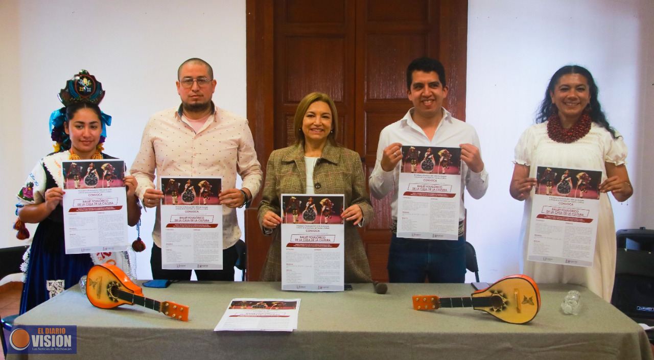 Lanzan convocatoria para formar Ballet Folklórico de Casa de la Cultura