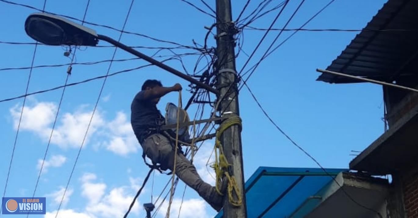 Inician trabajos de iluminación en comunidades indígenas