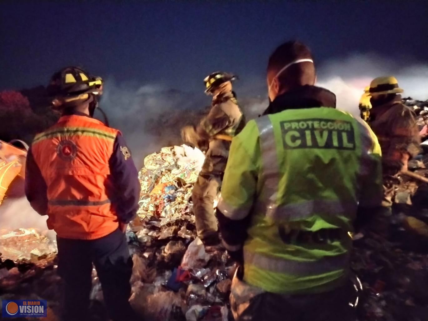 Sofocado el incendio en el basurero municipal 