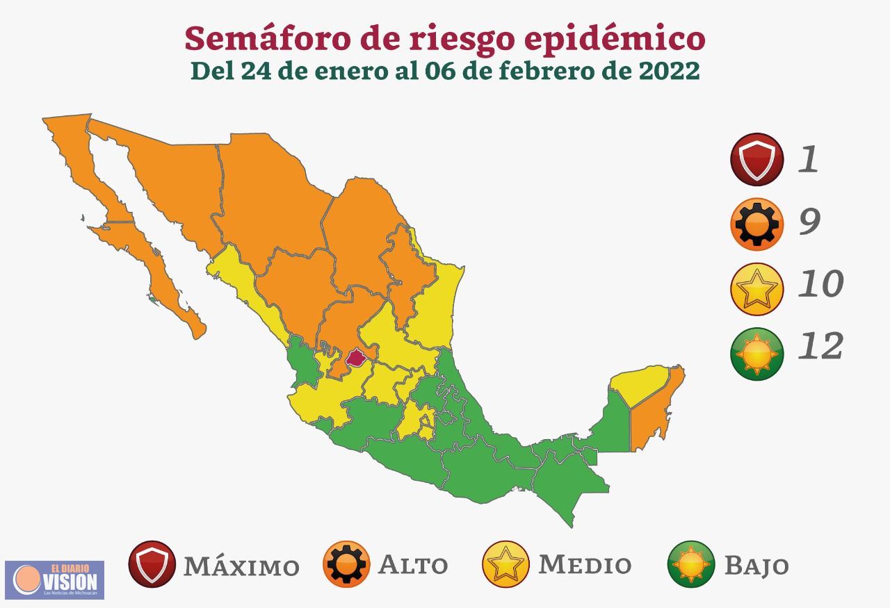 Michoacán continúa en Semáforo Verde