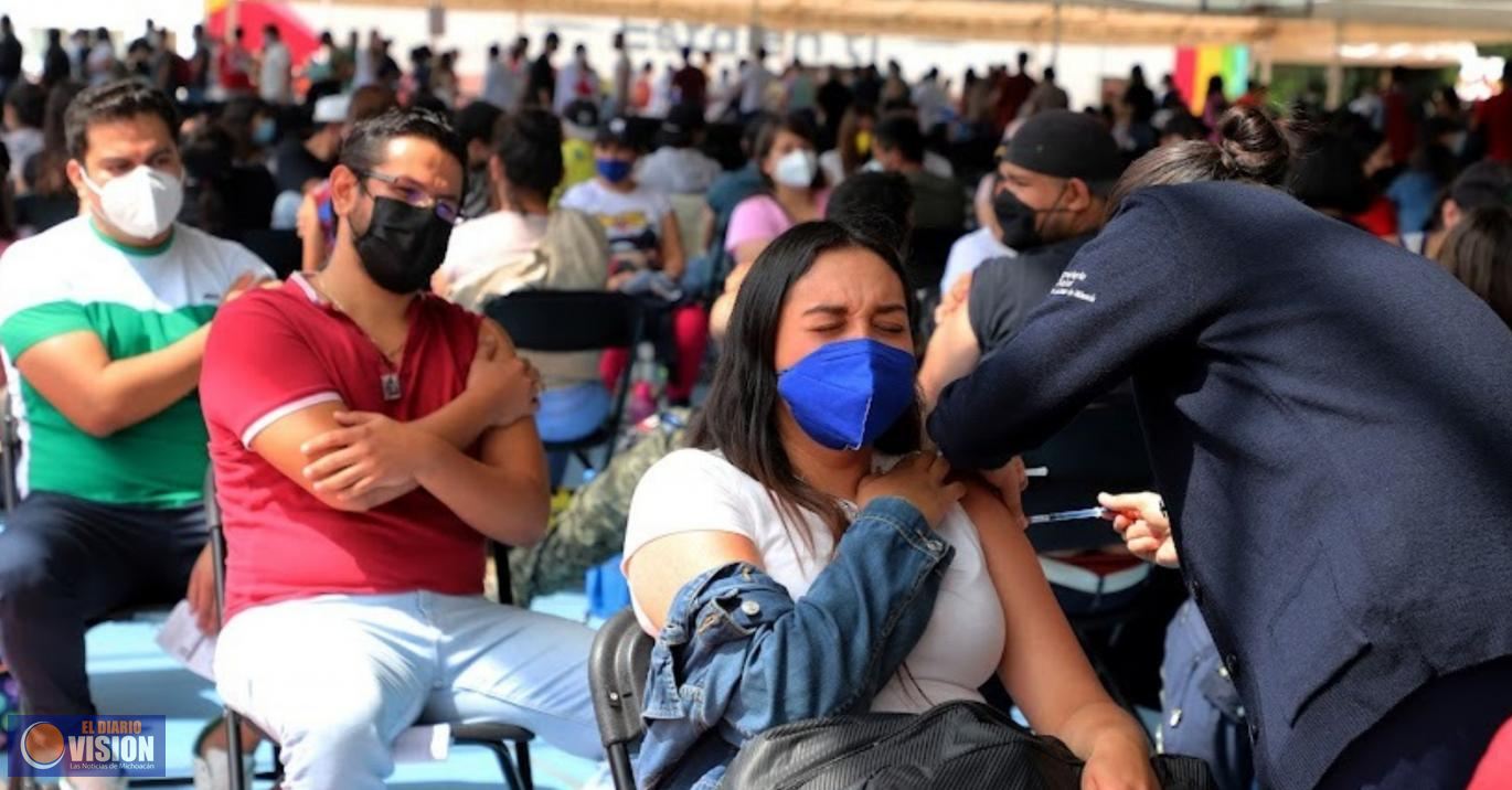 Más de 2.5 millones de michoacanos han completado esquemas de vacunación anti COVID-19
