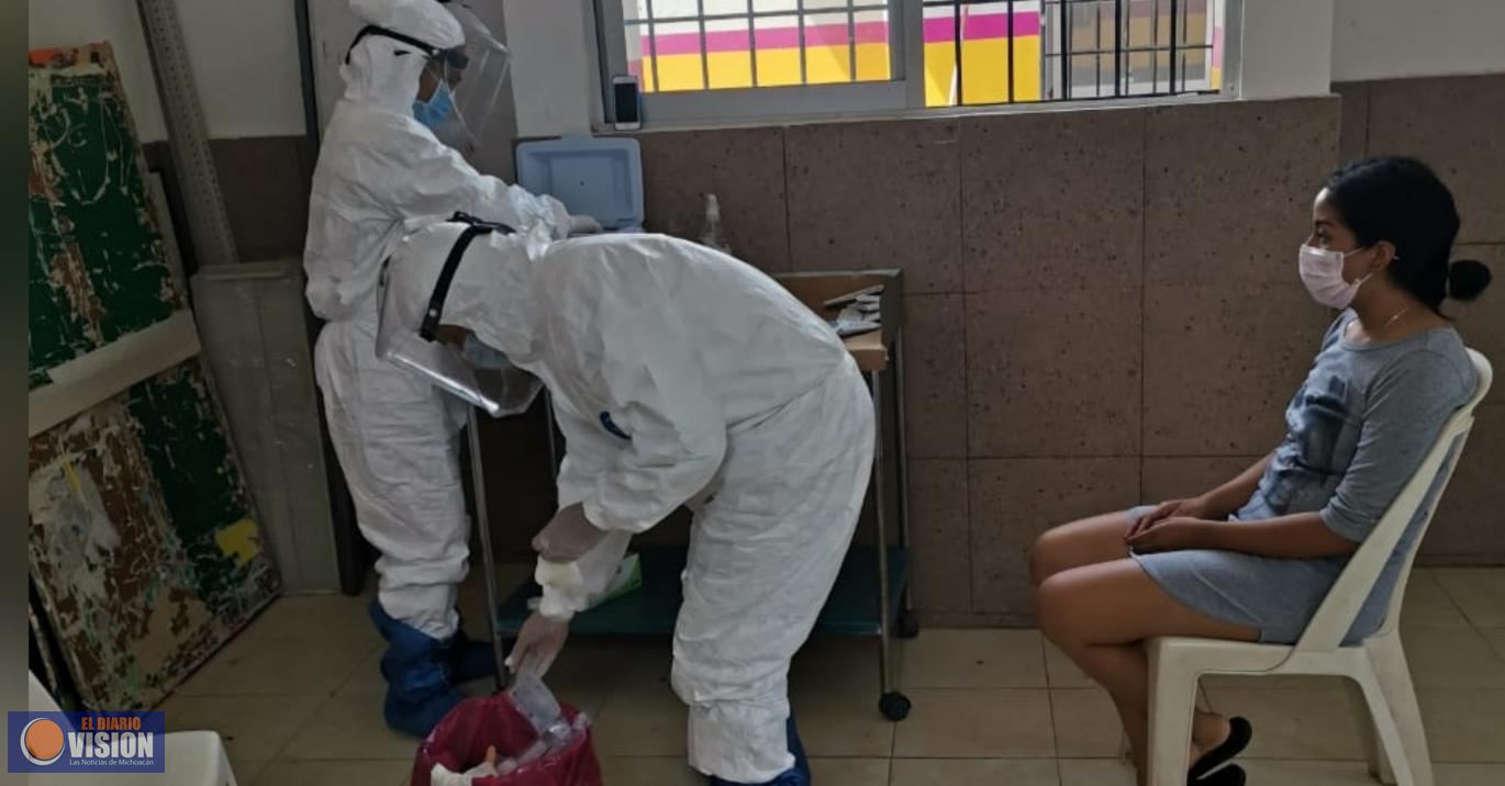 Morelia, reportó 122 casos confirmados y 3 defunciones por COVID-19 hoy lunes 