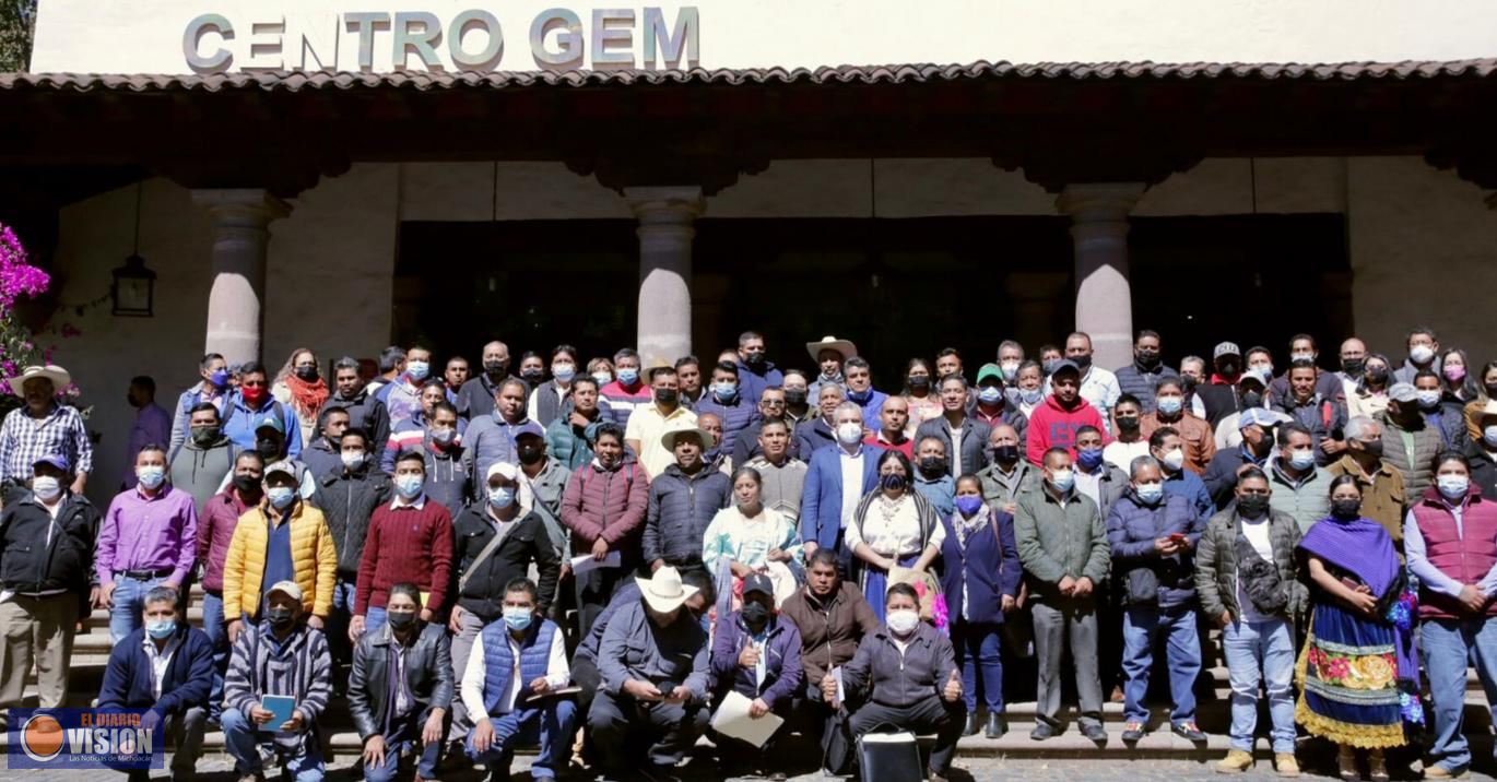 Gobierno de Michoacán ratifica la colaboración y coordinación con autogobiernos indígenas