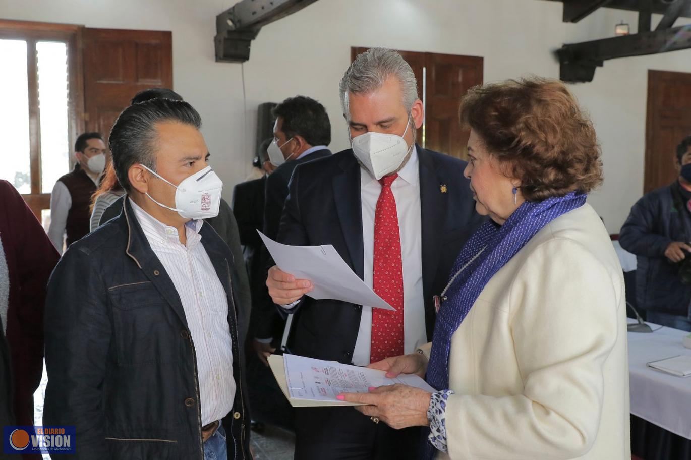 Reitera Gobierno de Michoacán coordinación con el Legislativo para avanzar con agenda pública