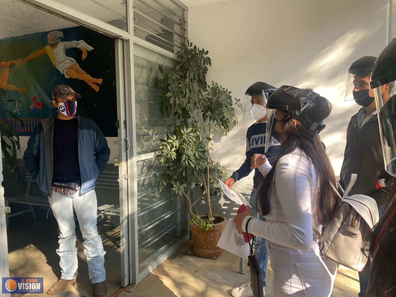 Refuerzan Promotores del Bienestar medidas sanitarias por regreso a clases