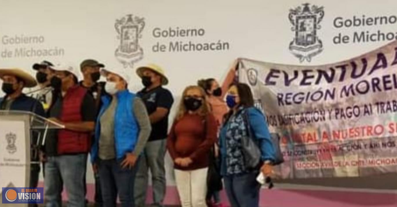Toman por asalto, Casa de Gobierno Michoacán, maestros democráticos  