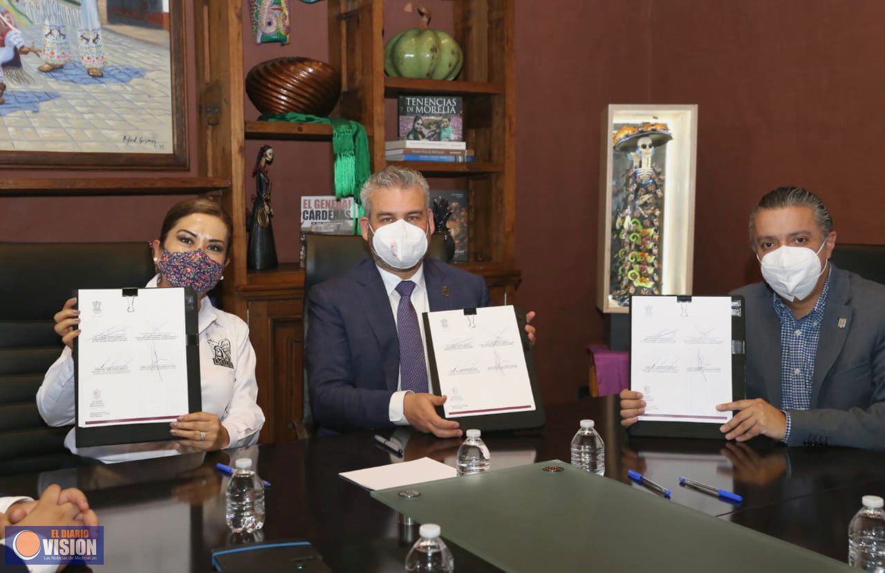 Acuerdan IMSS y Gobierno de Michoacán esquema para combatir evasión fiscal