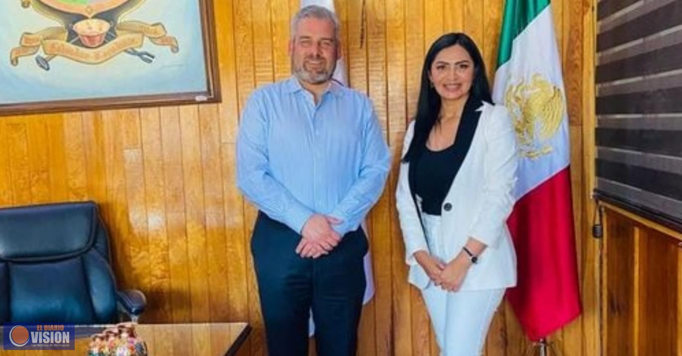 Coordinación municipio y estado, clave para el desarrollo de Salvador Escalante: Araceli Saucedo