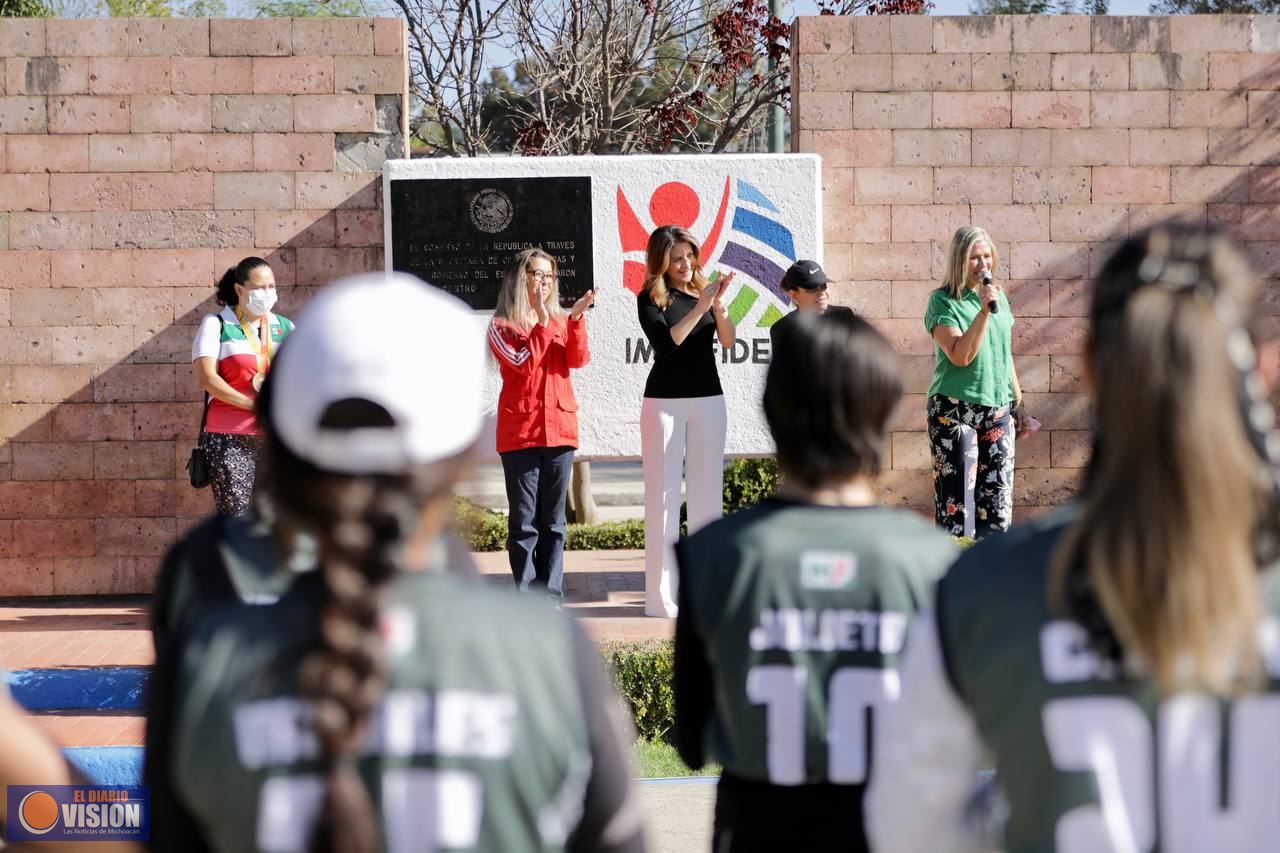 Inaugura IMCUFIDE Olimpiada Municipal en el marco del 