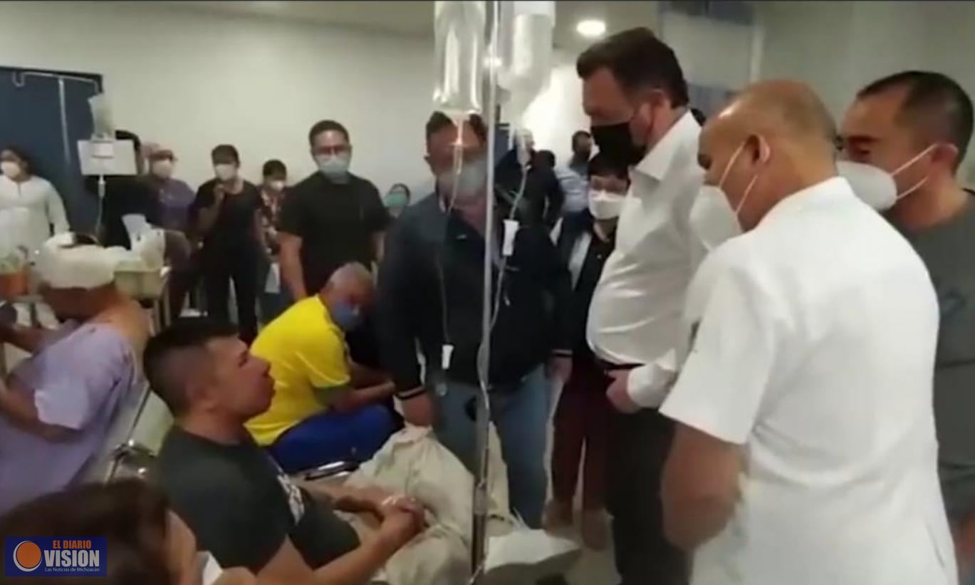 El gobernador de Querétaro, reitera que no hay personas muertas tras hechos violentos en el Estadio