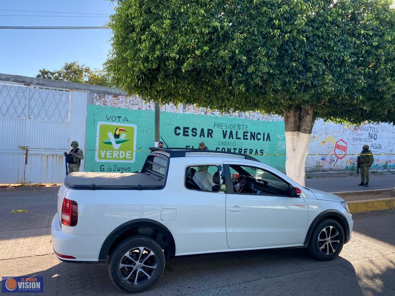 Condena Bedolla asesinato de alcalde de Aguililla