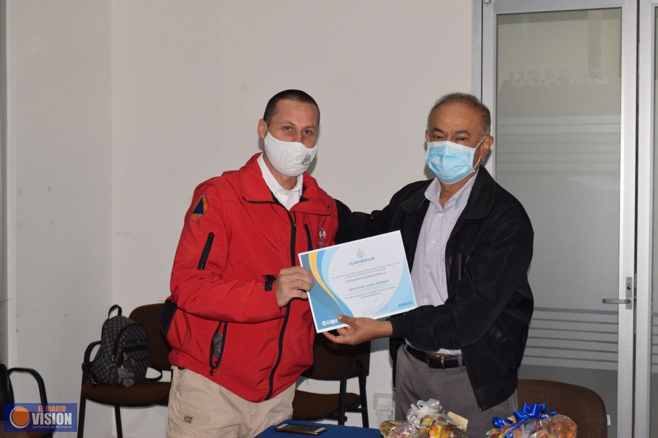 CAPASU realiza clausura de curso de primeros auxilios, en instalaciones del Museo Iurhekua