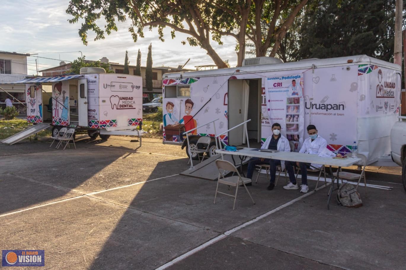 Atiende Caravana de la Salud del DIF a familias de la colonia Movimiento Antorchista