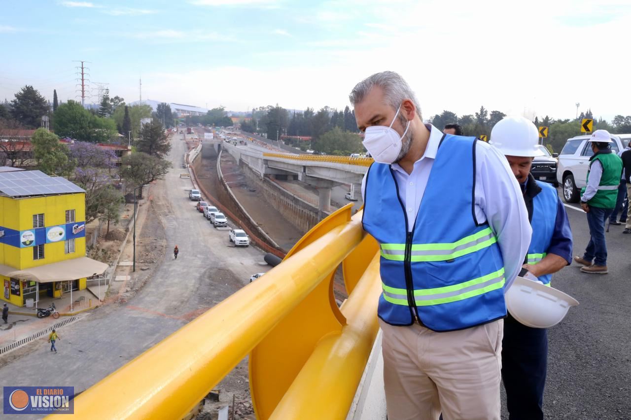 Apertura Bedolla puente elevado del Distribuidor Vial de Salida a Salamanca