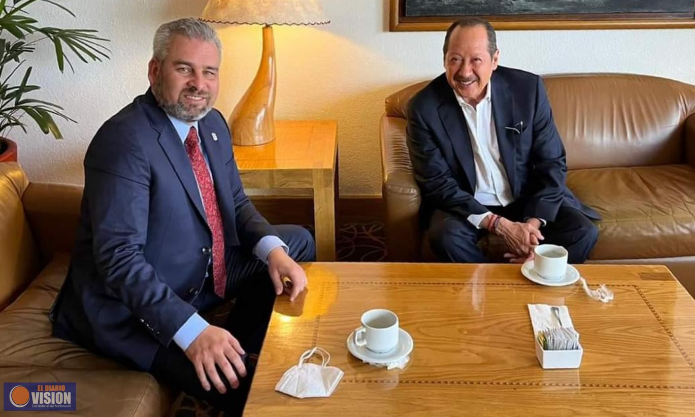 Leonel Godoy Rangel se reunió con el gobernador Alfredo Ramírez Bedolla