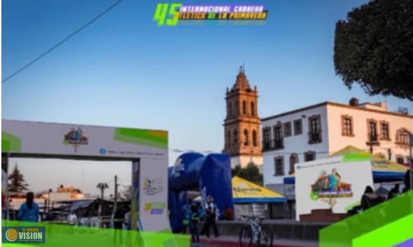 Ayuntamiento de Maravatío Invita a participar en la 45 edición de la Internacional Carrera Atlética