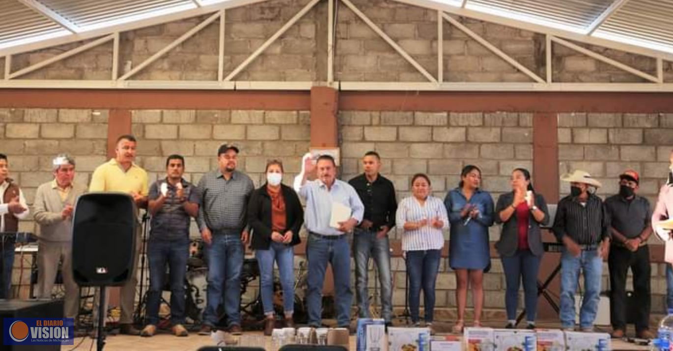 Brindan mayores beneficios a Uripitio, afirma el Presidente Jaime Hinojosa 
