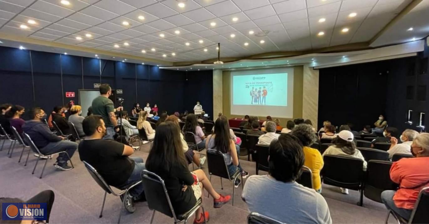 Beca del transporte, sigue beneficiando a estudiantes del municipio de Zacapu