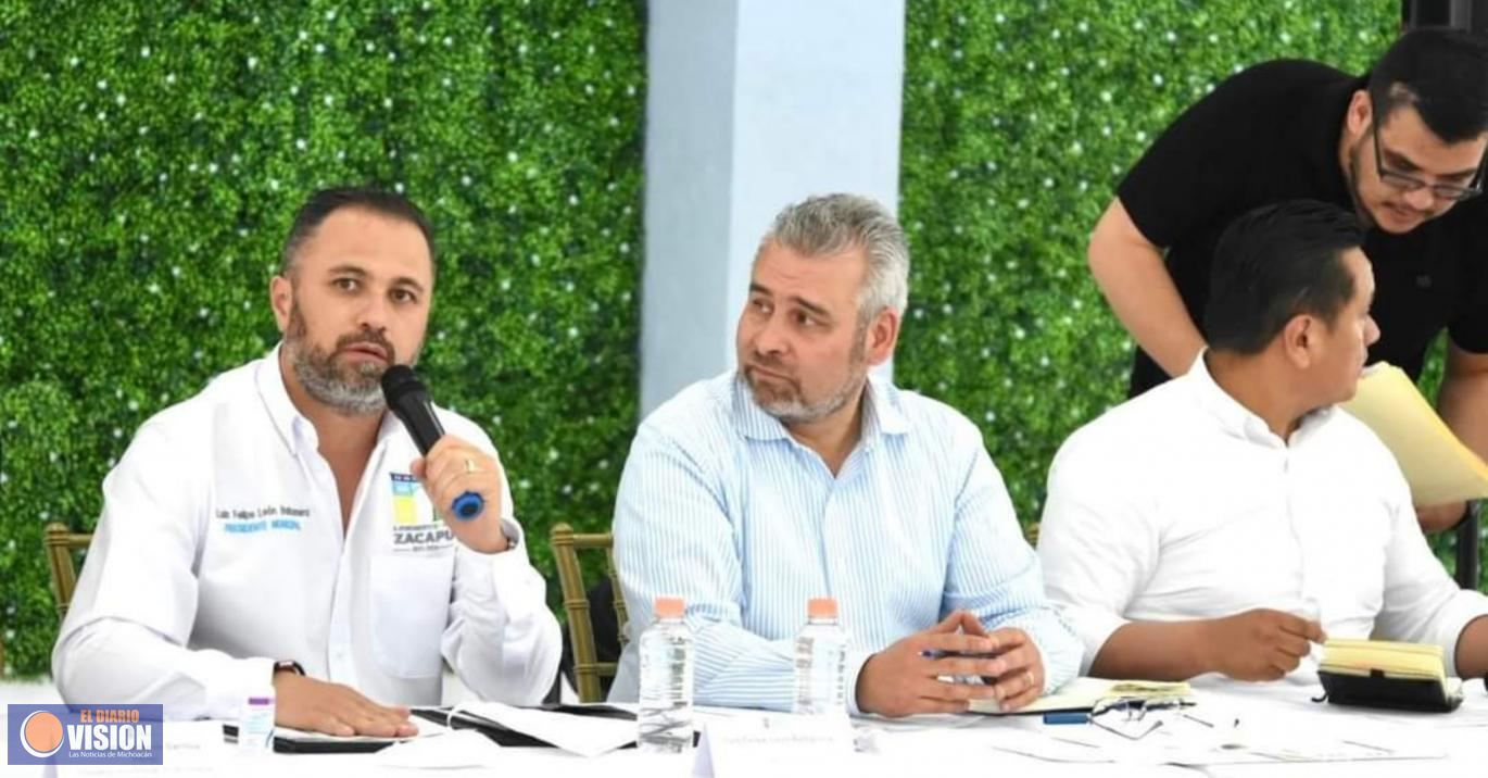 Trabajar de manera coordinada, acuerda Luis Felipe León Balbanera con Gobierno Estatal 