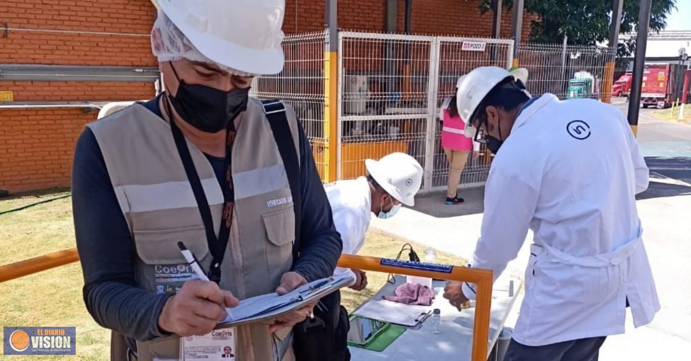 Supervisan planta de Coca Cola en Morelia, pozo de agua, en estudio