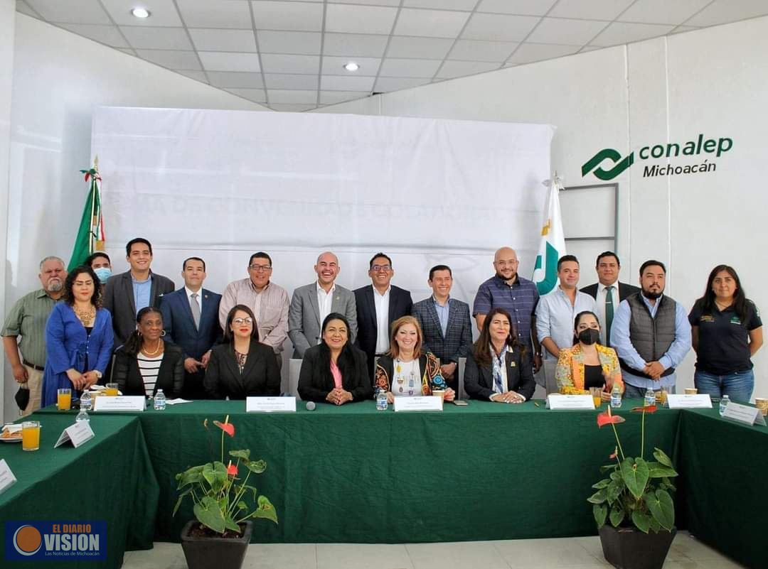 Ayuntamiento de Morelia y CONALEP signan convenio en beneficio de las juventudes de Morelia