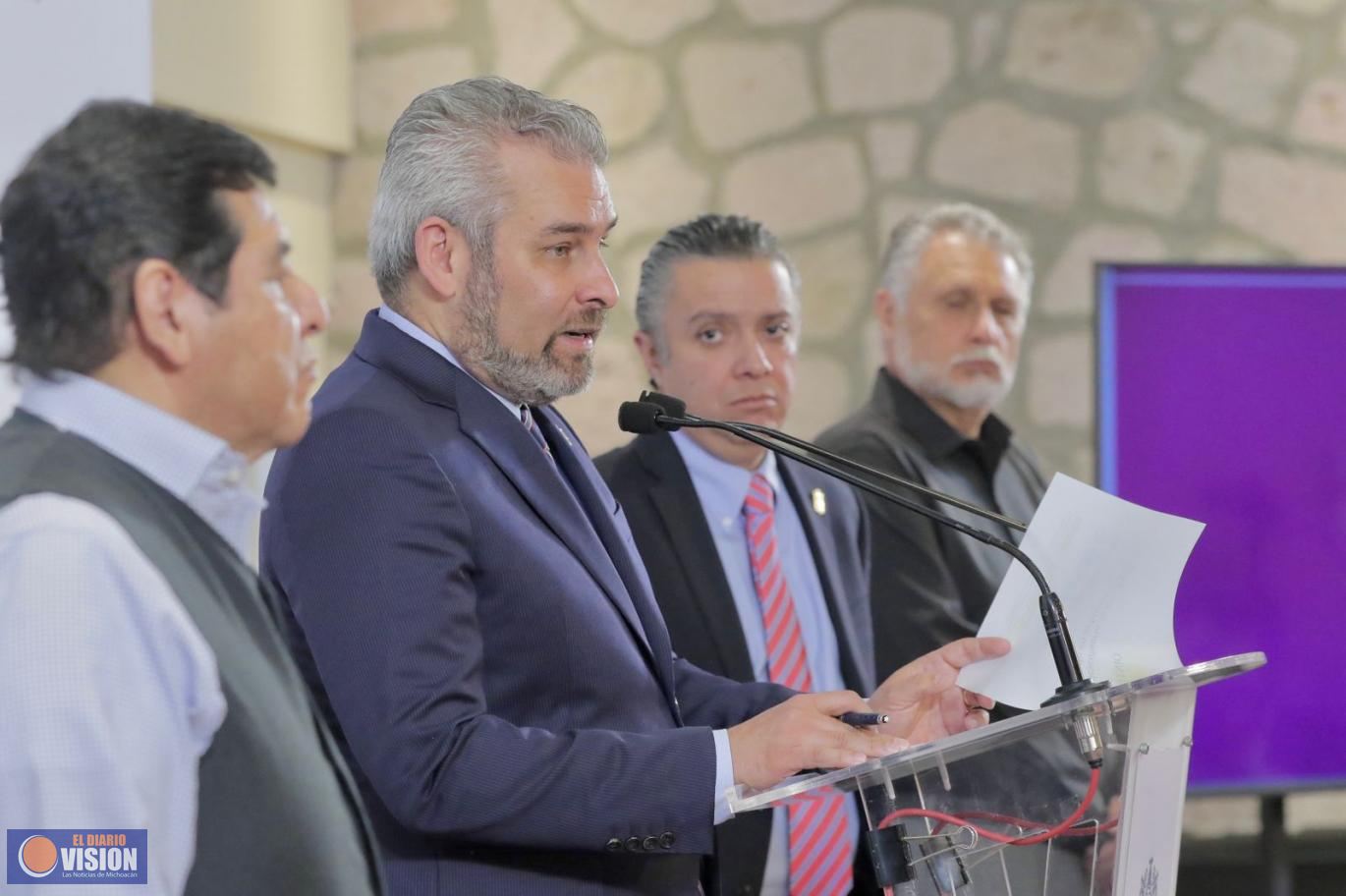 Gobierno de Michoacán ha destinado 263 mdp en obra pública municipal