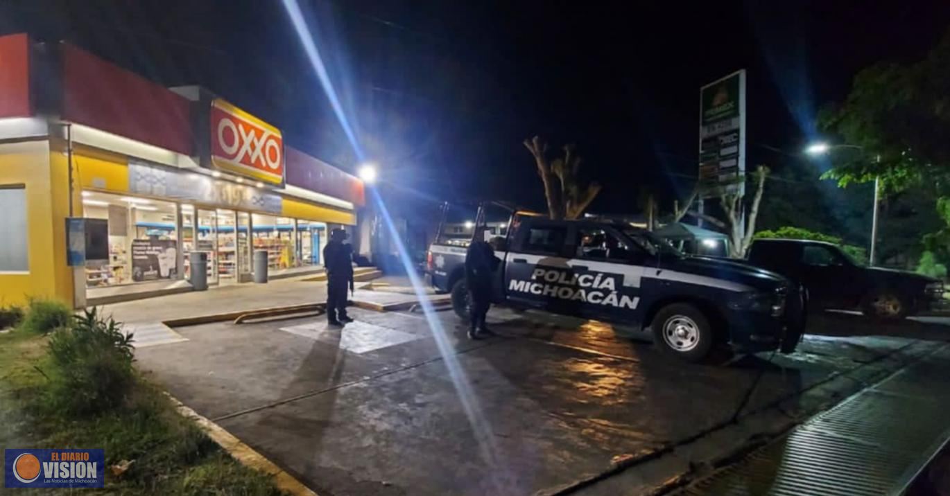SSP mantiene monitoreo en tiendas de conveniencia, en Uruapan