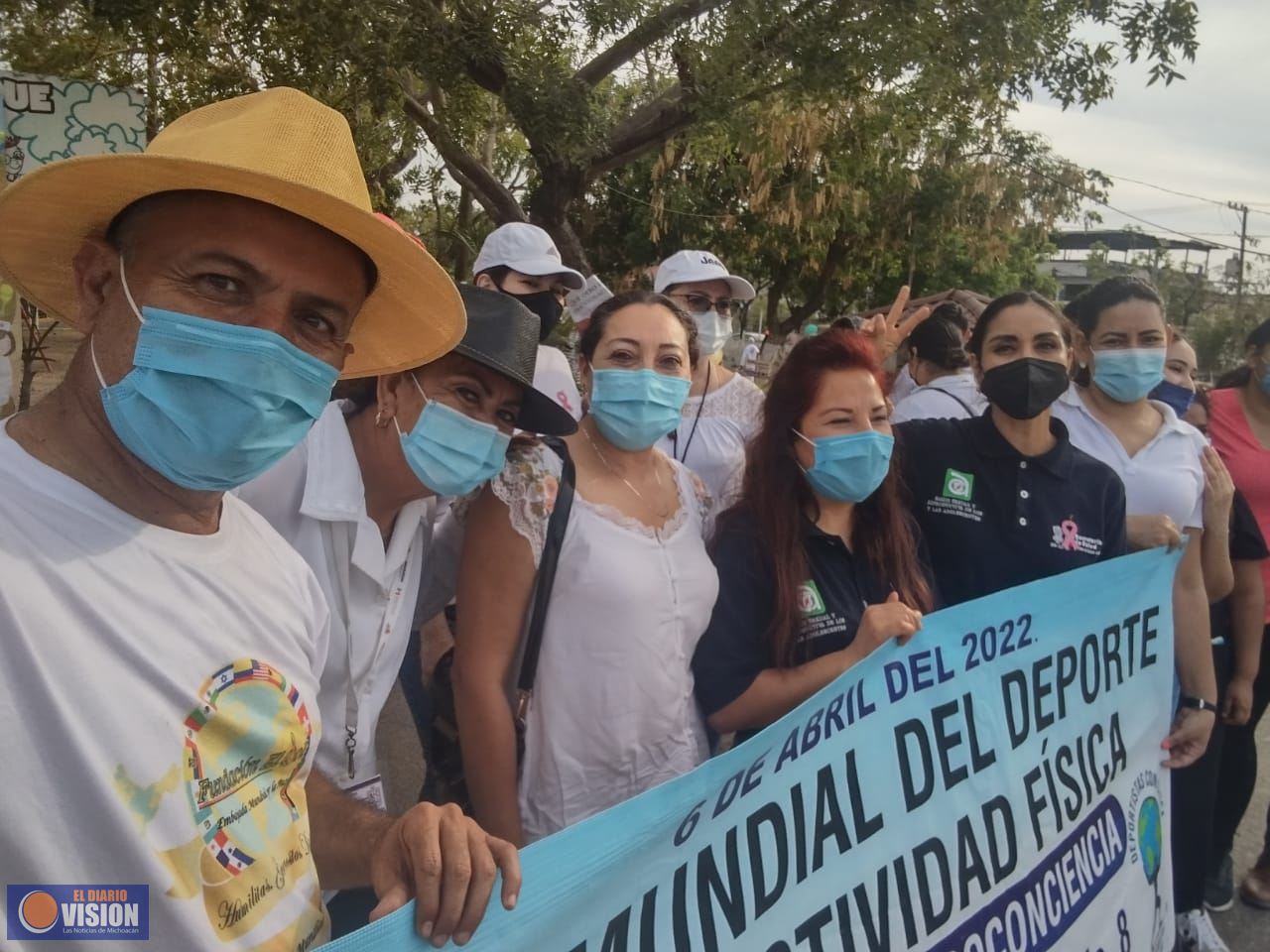 Jurisdicción Sanitaria de LC, realiza caminata para el cuidado de la salud