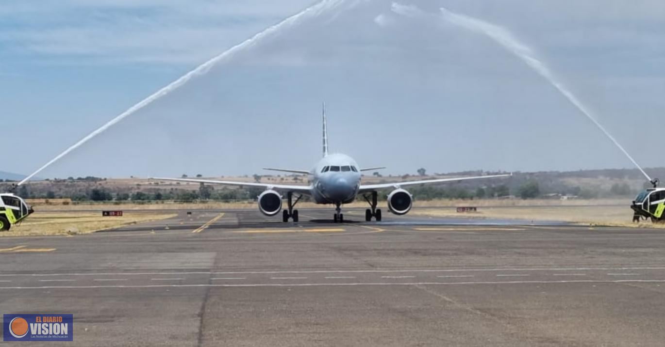 Incrementa oferta vuelo Dallas-Morelia