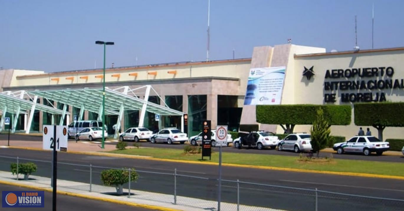 Aeropuerto de Morelia continúa superando afluencia de pasajeros