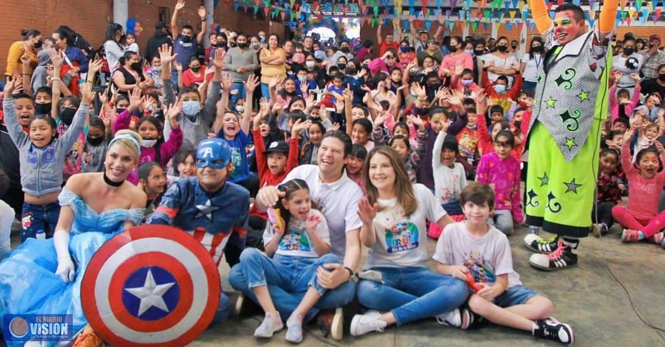Super héroes, hadas y princesas asistieron al Festival de la niñez 
