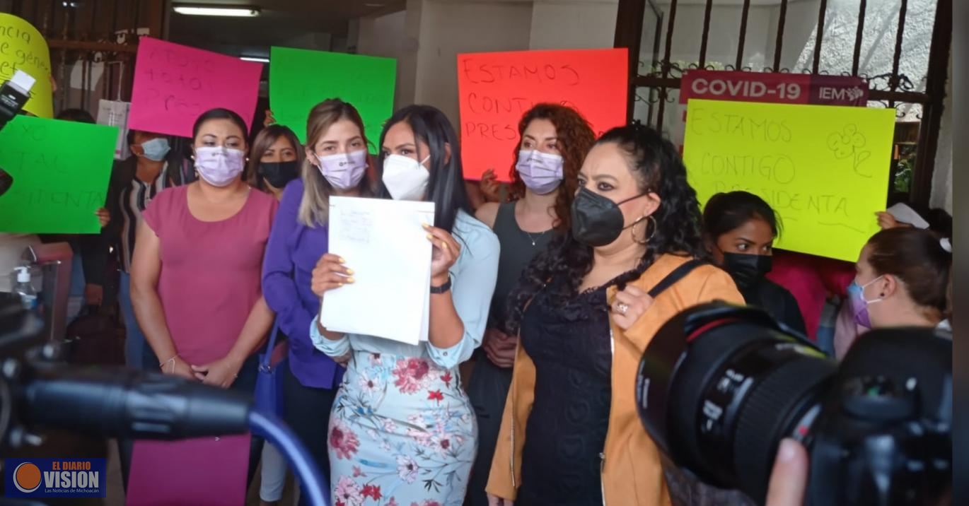 Denuncia por violencia política, presenta Araceli Saucedo, textual 