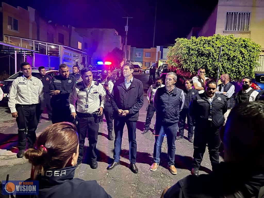 Alfonso Martínez lamenta fallecimiento de oficial de la Policía de Morelia