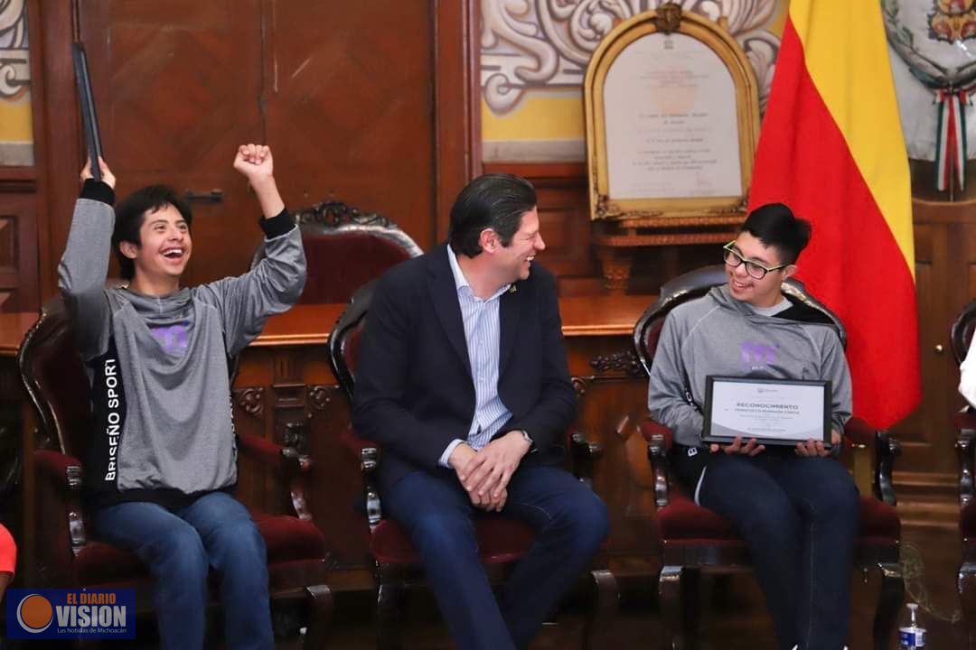 Deportistas morelianos brillan durante la administración de Alfonso Martínez