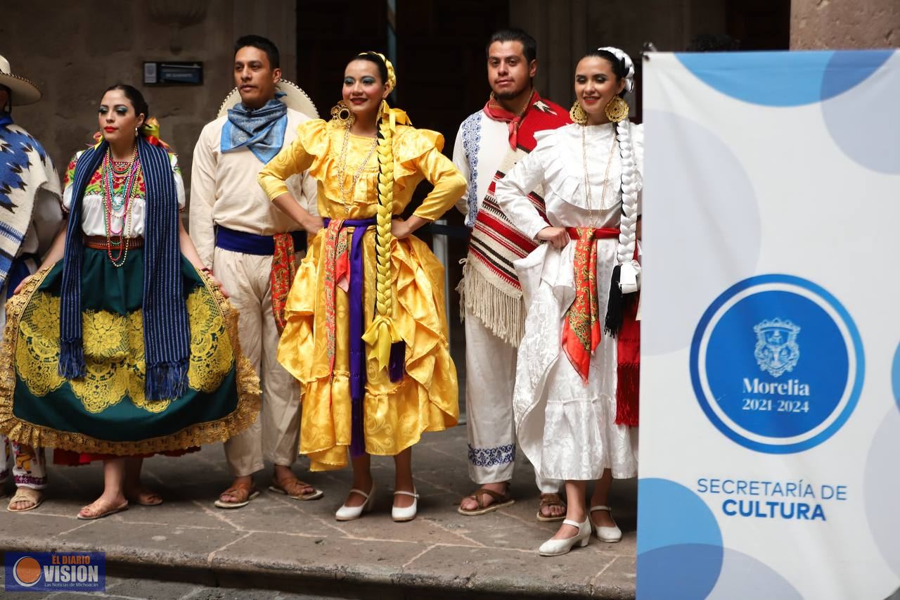 Presenta Alfonso Martínez el primer Ballet Folklórico del Ayuntamiento de Morelia