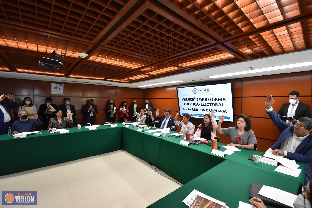 Comisión aprobó dictámenes sobre violencia en procesos electorales y voto migrante