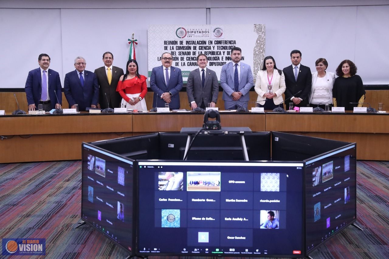 Instalan trabajos comisiones de Ciencia y Tecnología de las cámaras de Diputados y de Senadores