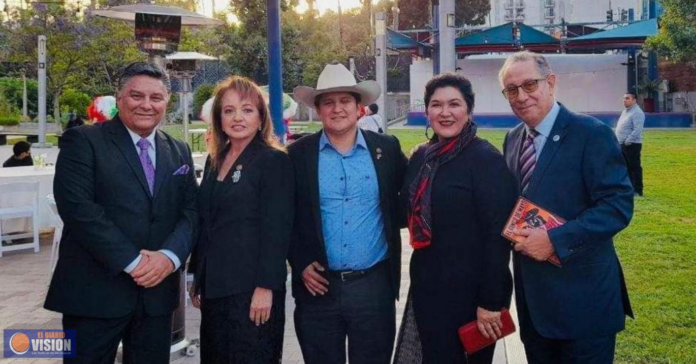 María Elena serrano Maldonado, realizó una gira de trabajo por Los Ángeles, California