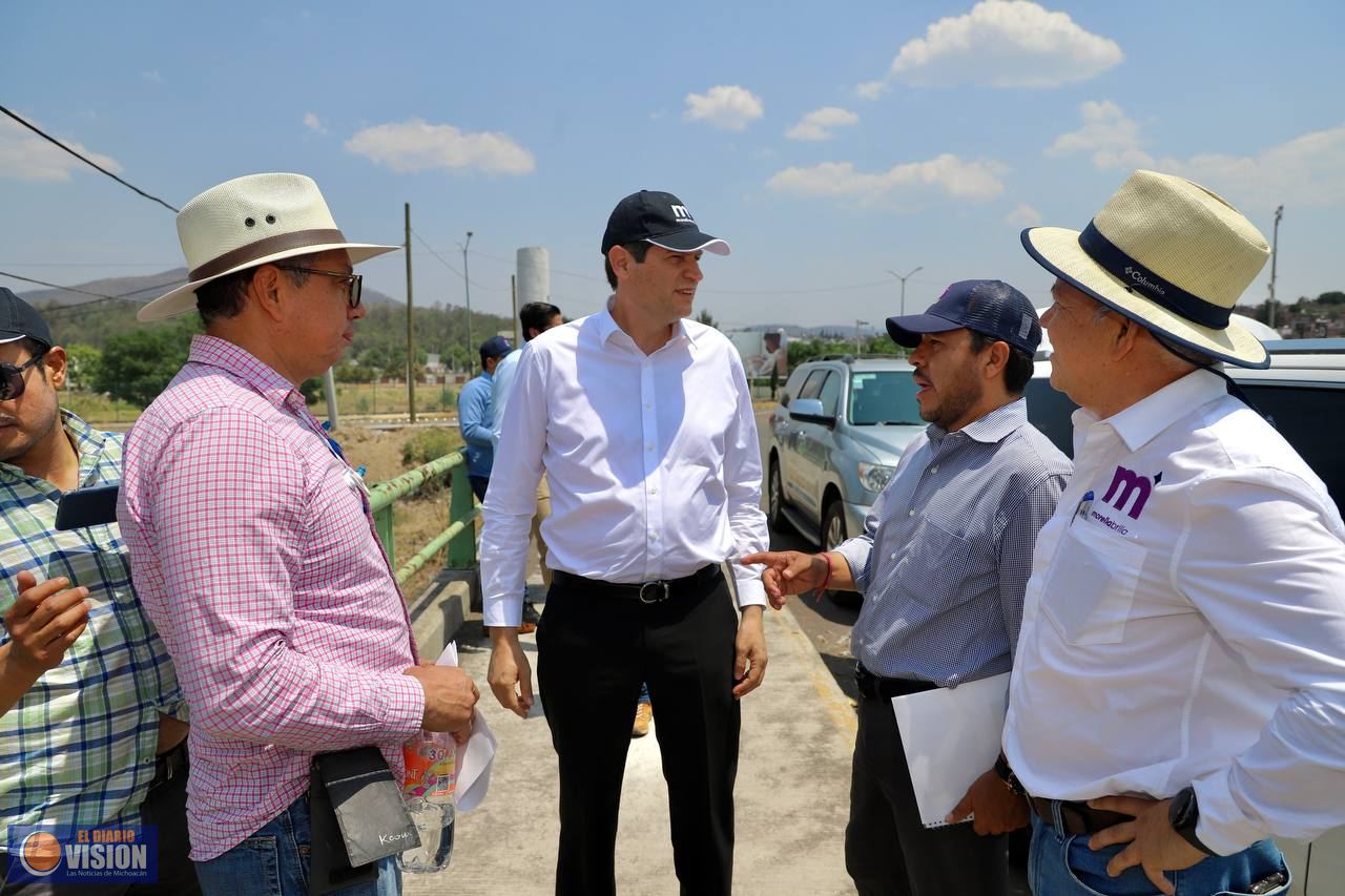 Supervisa Alfonso Martínez avances en limpieza del Río Grande