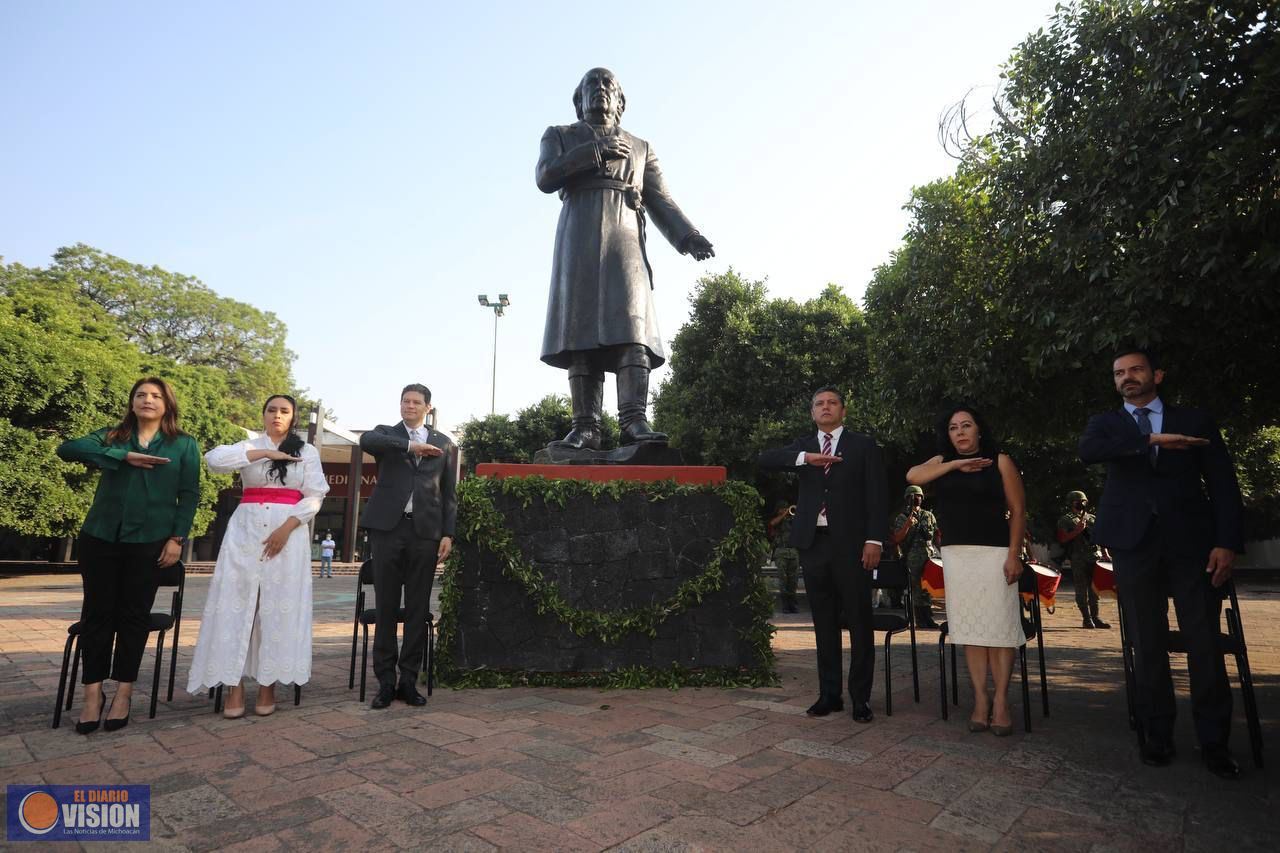Conmemoran CCLXIX Aniversario del Natalicio de Don Miguel Hidalgo y Costilla