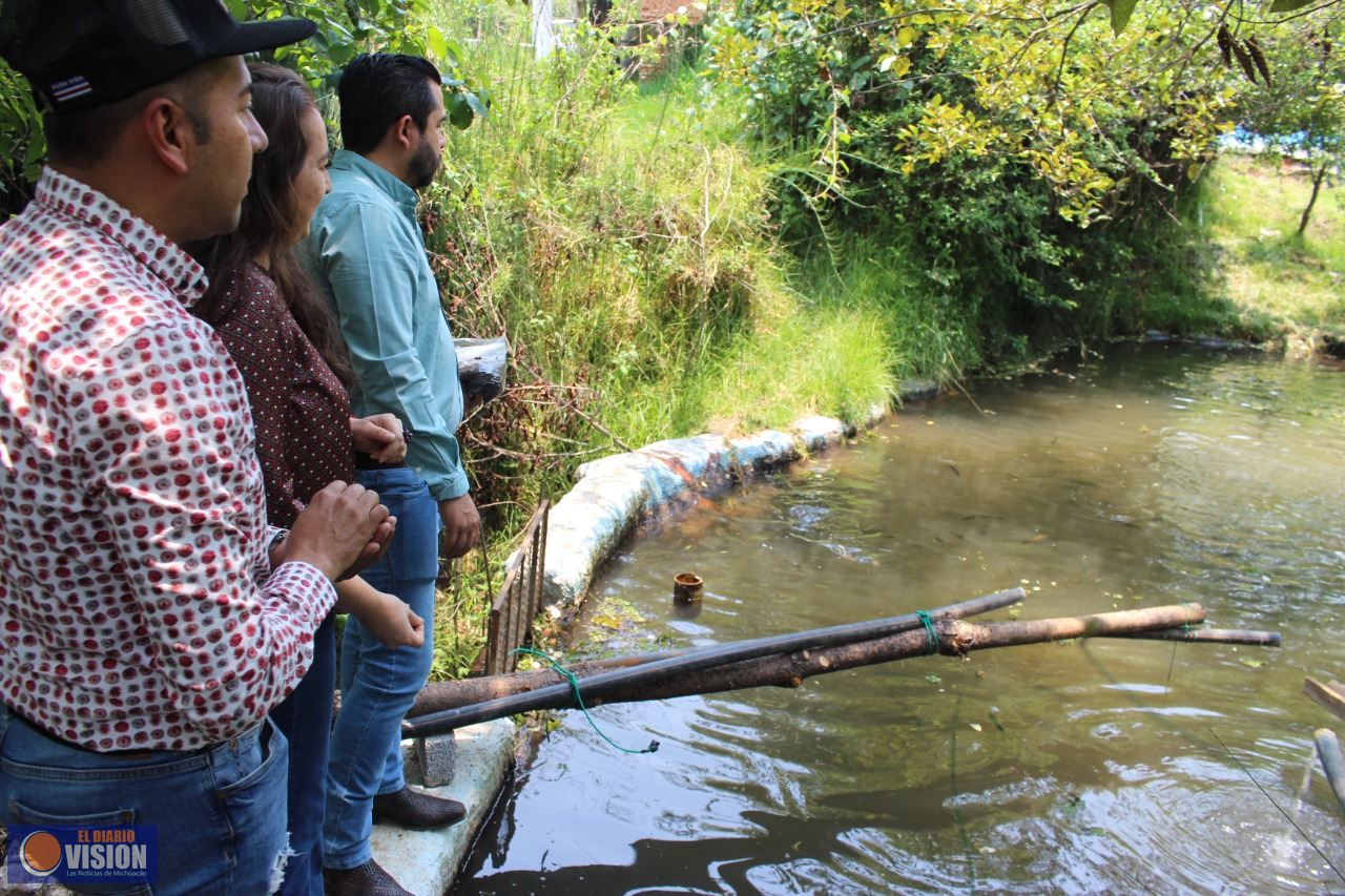 Gobierno de Morelia brinda apoyo al sector acuícola para el desarrollo de las zonas rurales