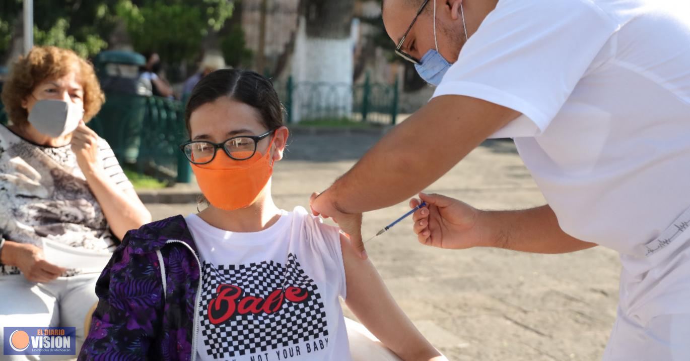 Aplicadas en Michoacán poco más de 6 millones de vacunas anti COVID-19