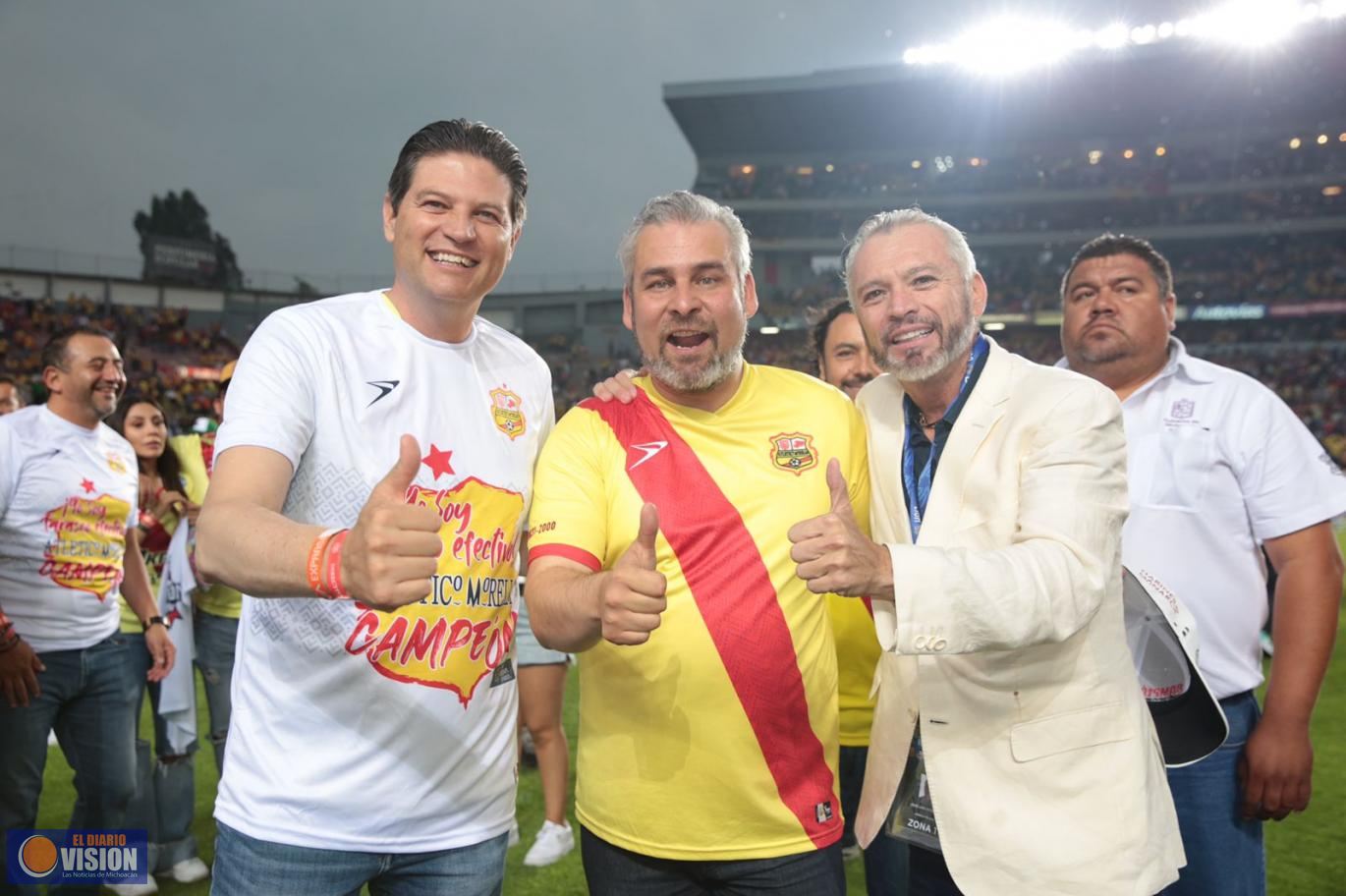 Reconoce Bedolla esfuerzo del Atlético Morelia y a la afición por su apoyo