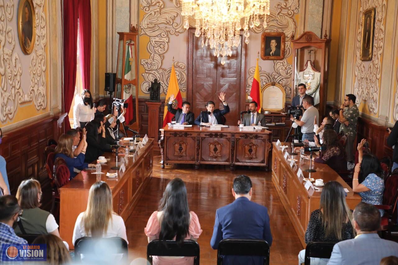 Aprueba Cabildo moreliano reconocimiento e incentivo económico a Jefes de Tenencia