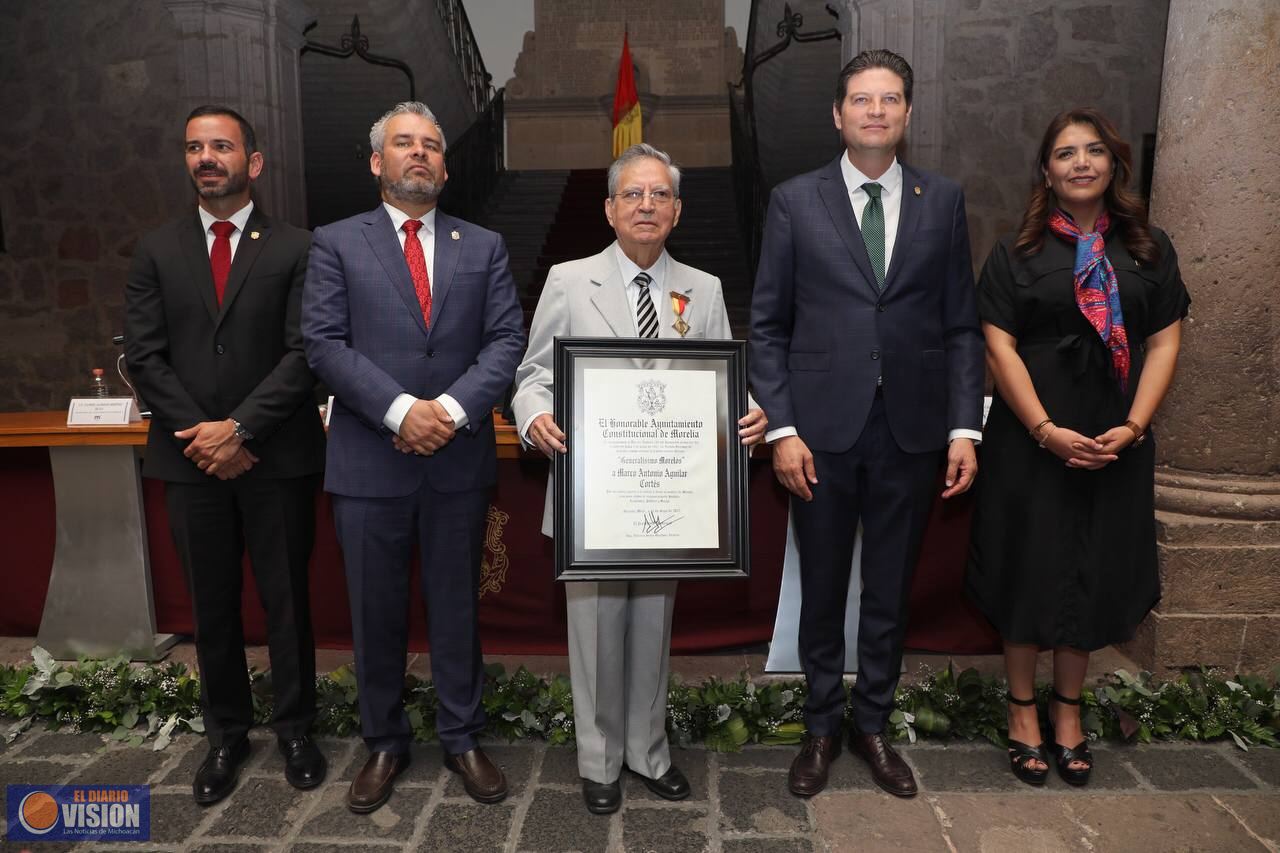 Morelia es cuna de hombres brillantes que merecen ser reconocidos: Alfonso Martínez