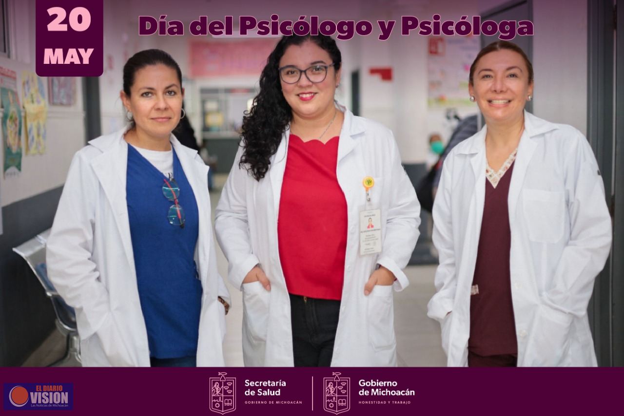 Reconoce SSM y felicita a psicólogos en su día