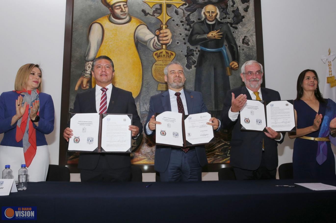 Gobierno de Michoacán y UNAM acuerdan colaboración por el desarrollo