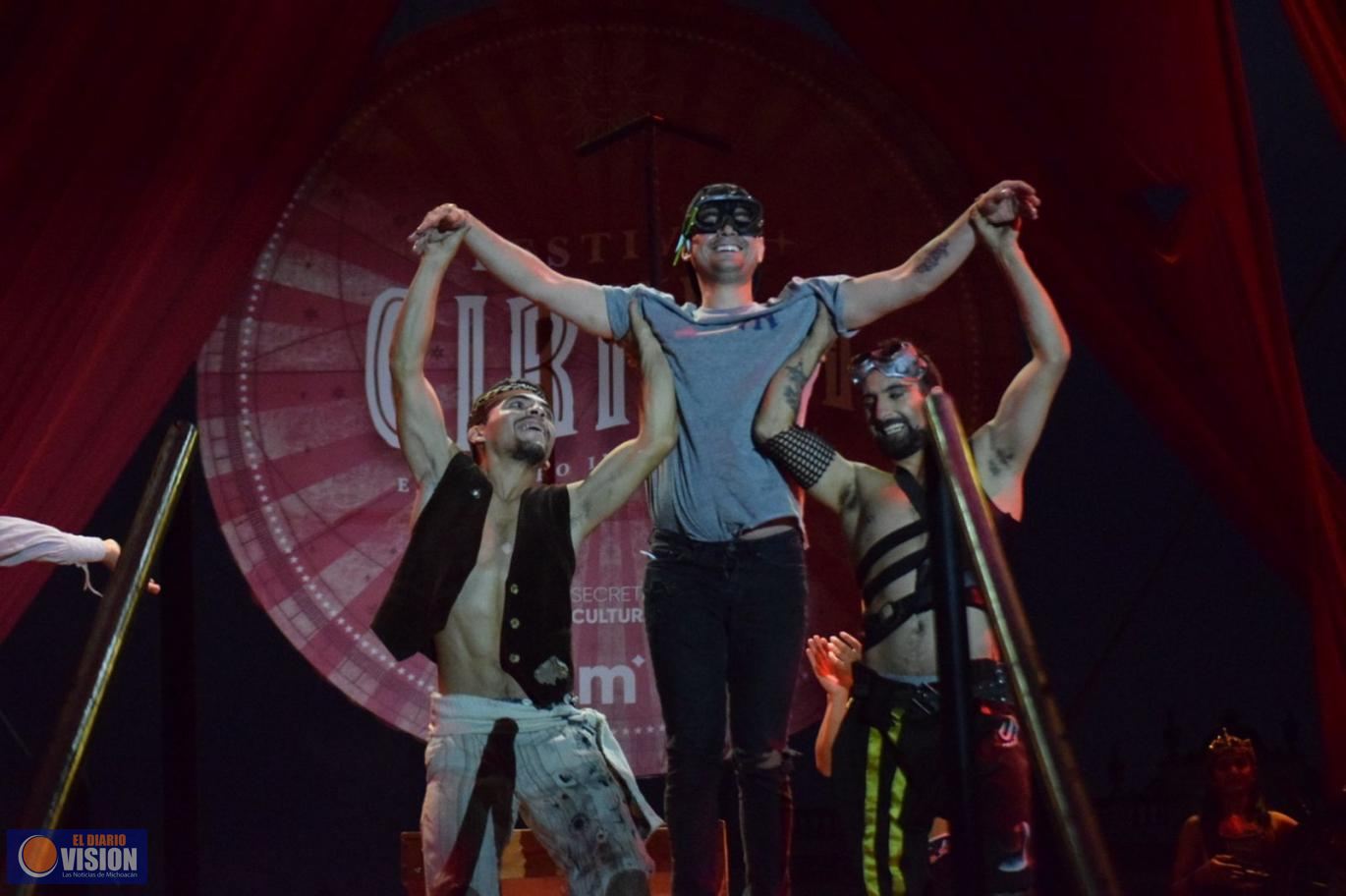 Primer Festival Circense en el país, “Cirkua” hizo brillar a Morelia