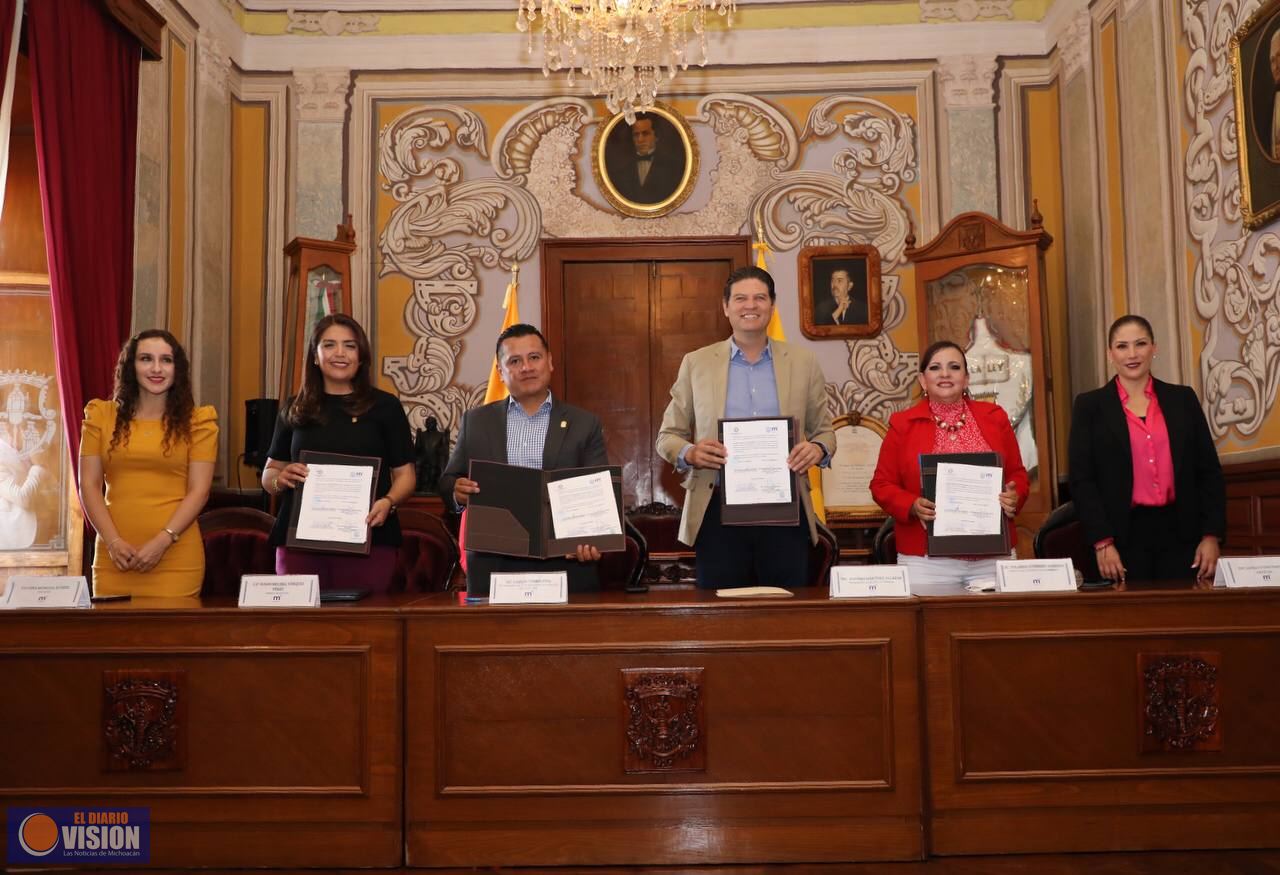 Firma Gobierno Municipal y COEPREDV convenio para erradicar discriminación y violencia en Morelia