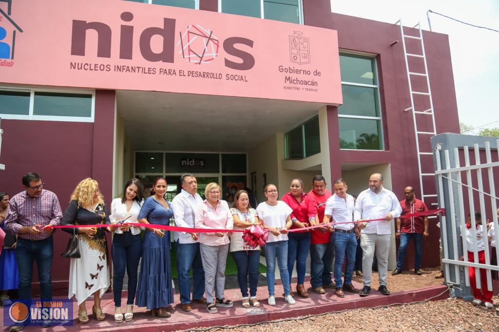 DIF Michoacán abre dos estancias para hijas e hijos de jornaleros en Apatzingán y Buenavista